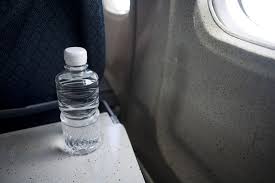 Water Bottle on a Plane